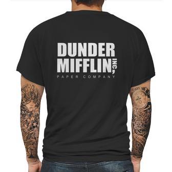 Dunder Mifflin Dunder Mifflin The Office Dundermifflin Paper Company Dwight Scranton Mens Back Print T-shirt | Favorety