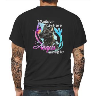 Dutch Shepherd Angels Among Us Mens Back Print T-shirt | Favorety DE