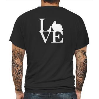 Dwarf Bunny Rabbit Lover I Love Bunnies Mens Back Print T-shirt | Favorety AU