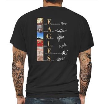 Eagles Band Albums Signatures Shirtn Mens Back Print T-shirt | Favorety UK