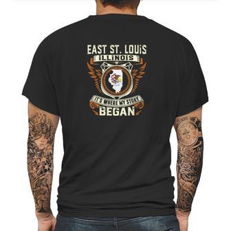 East Saint Louis Mens Back Print T-shirt | Favorety UK