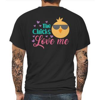 Easter The Chicks Love Me Mens Back Print T-shirt | Favorety CA