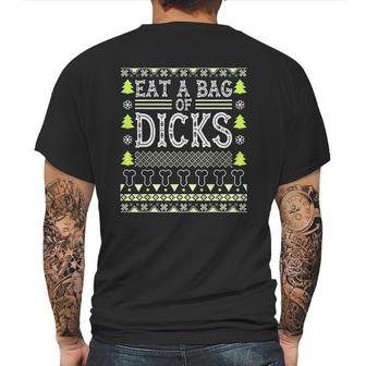 Eat A Bag Of Dicks Mens Back Print T-shirt | Favorety UK