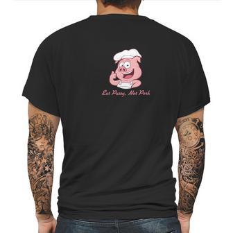 Eat Pussy Not Pork Mens Back Print T-shirt | Favorety UK