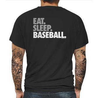 Eat Sleep Baseball Bold Text Baseball Tees By Chalktalk Sports Mens Back Print T-shirt | Favorety UK