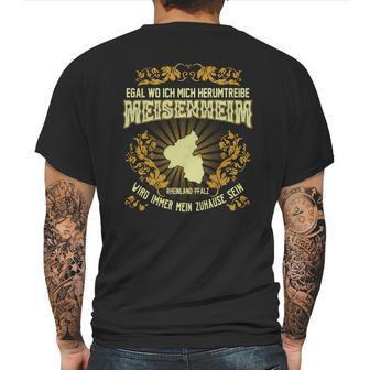 Egal Wo Ich Mich Herumtreibe Meisenheim Mens Back Print T-shirt | Favorety CA