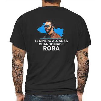 El Dinero Alcanza Cuando Nadie Roba Mens Back Print T-shirt | Favorety DE