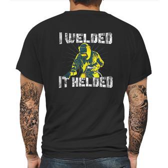 Electro Welding For Men Funny Welder Mens Back Print T-shirt | Favorety DE