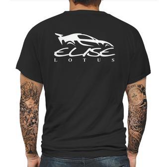 Elise Lotus Auto Sport Mens Back Print T-shirt | Favorety CA