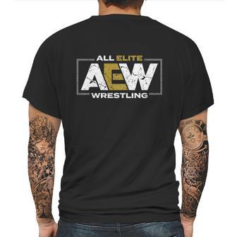 All Elite Aew Wresting Mens Back Print T-shirt | Favorety CA