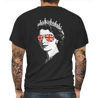 Elizabeth Ii Sunglasses Mens Back Print T-shirt | Favorety AU