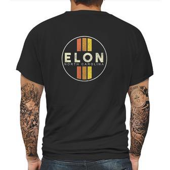 Elon North Carolina Mens Back Print T-shirt | Favorety