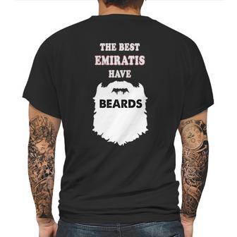 Emirati Beards Gift Uae Bearded Dubai Arab Tee Mens Back Print T-shirt | Favorety DE