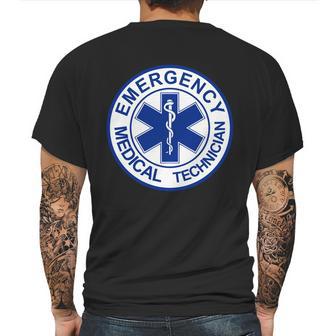 Emt Emergency Medical Technician Logo Mens Back Print T-shirt | Favorety UK