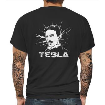 Epicdelusion Science Nikola Tesla Mens Back Print T-shirt | Favorety UK