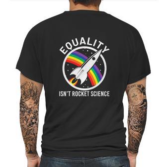 Equality Is Lgbt Ally Homo Pride Month Graphic Design Printed Casual Daily Basic Mens Back Print T-shirt | Favorety CA