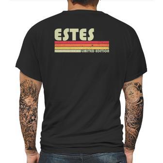 Estes Surname Funny Retro Vintage 80S 90S Birthday Reunion Mens Back Print T-shirt | Favorety UK