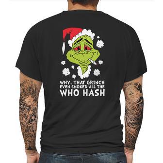 Even Smoked All The Who Hash Mens Back Print T-shirt | Favorety UK