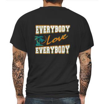 Everybody Love Everybody Retro Mens Back Print T-shirt | Favorety DE