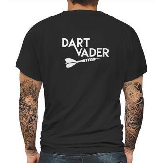 Evolution To Darts Vader Funny Darts Player Gift Mens Back Print T-shirt | Favorety