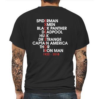 Excelsior Spiderman Xmen Black Panther Deadpook Mens Back Print T-shirt | Favorety AU