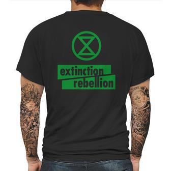 Extinction Rebellion Mens Back Print T-shirt | Favorety CA