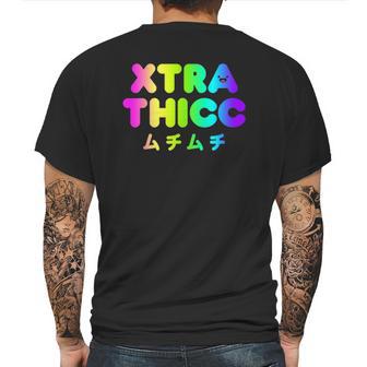 Extra Thicc Japanese Pastel Goth Kawaii Anime Aesthetic Gift Mens Back Print T-shirt | Favorety