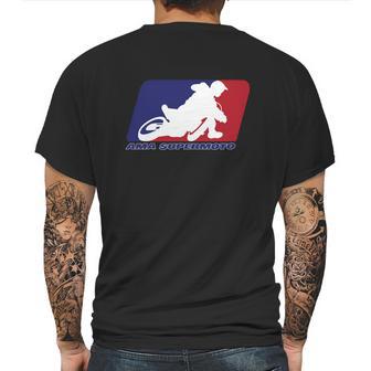 Extreme Supermoto Adrenaline Outdoor Sports Mens Back Print T-shirt | Favorety