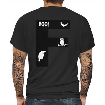 F Name Character Boo Dracula Funny Halloween Quote Mens Back Print T-shirt | Favorety DE