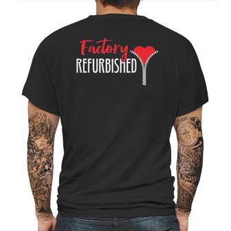 Factory Refurbished Open Heart Bypass Surgery Zipper Mens Back Print T-shirt | Favorety CA