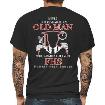 Fairfax High School Los Angeles California Mens Back Print T-shirt | Favorety