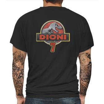 Family Personalize Jurassic Park Birthday Mens Back Print T-shirt | Favorety AU