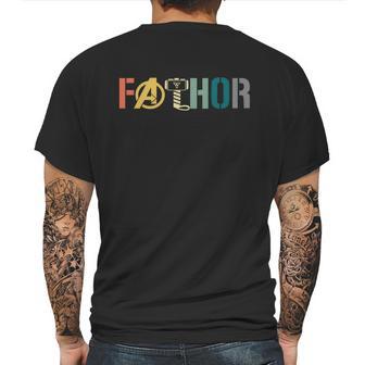 Fathor Fathers Day Gift Viking Fathor Hero Graphic Design Printed Casual Daily Basic Mens Back Print T-shirt | Favorety UK