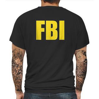 Fbi Federal Bureau Of Investigation Logo Mens Back Print T-shirt | Favorety AU