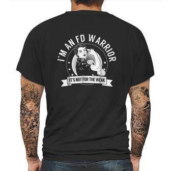 Fd Warrior Nftw Fibrous Dysplasia Awareness Mens Back Print T-shirt | Favorety AU