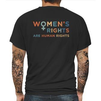 Feminist Are Human Rights Pro Choice Pro Roe Abortion Rights Reproductive Rights Mens Back Print T-shirt | Favorety