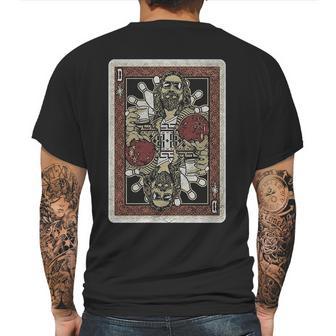 Fifth Sun The Big Lebowski Dude Playing Card Mens Back Print T-shirt | Favorety CA