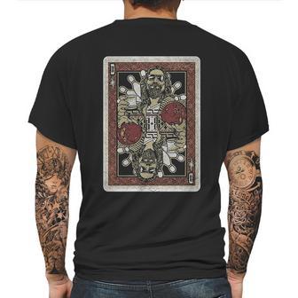 Fifth Sun Mens The Big Lebowski Dude Playing Card Mens Back Print T-shirt | Favorety