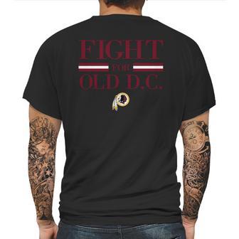 Fight For Old Dc Mens Back Print T-shirt | Favorety AU