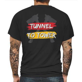 Firefighter Tunnel To Tower Firefighter Mens Back Print T-shirt | Favorety CA