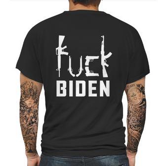 Fjb Lets Go Brandon Anti Biden Fuck Biden Mens Back Print T-shirt | Favorety