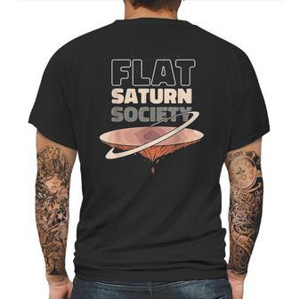 Flat Saturn Society Mens Back Print T-shirt | Favorety UK