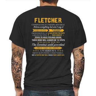 Fletcher Completely Unexpiainable Mens Back Print T-shirt | Favorety DE