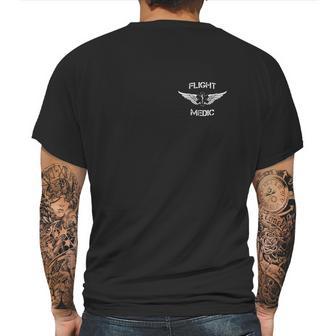 Flight Medic Wings From Ems Flight Safety Network Mens Back Print T-shirt | Favorety AU