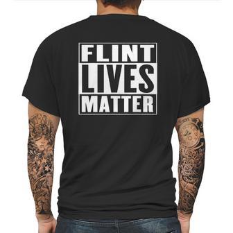 Flint Lives Matter Mens Back Print T-shirt | Favorety DE