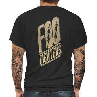 Foo Fighters Slanted Logo Soft Mens Back Print T-shirt | Favorety CA