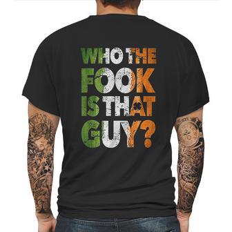 Who The Fook Is That Guy Mens Back Print T-shirt | Favorety AU