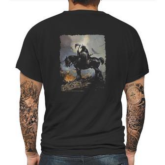 Frank Frazetta Art Death Dealer Barbarian Horror Graphic Mens Back Print T-shirt | Favorety CA