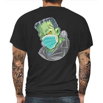 Frankenstein Pandemic Virus Mask Mens Back Print T-shirt | Favorety AU