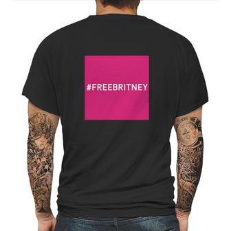 Free Britney Pink Gift Mens Back Print T-shirt | Favorety UK